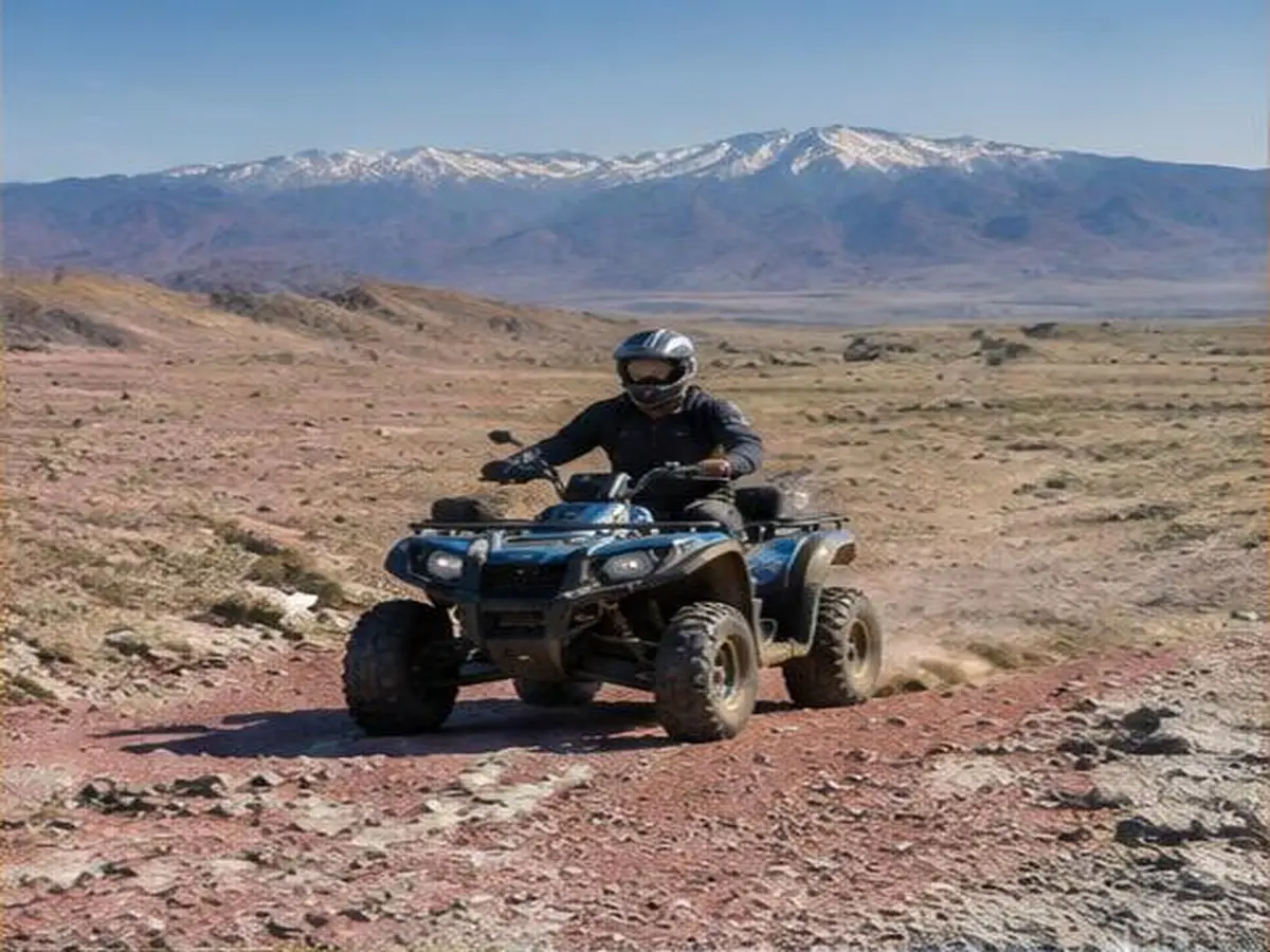 Quad and ATV travel in Agafay Desert, Morocco