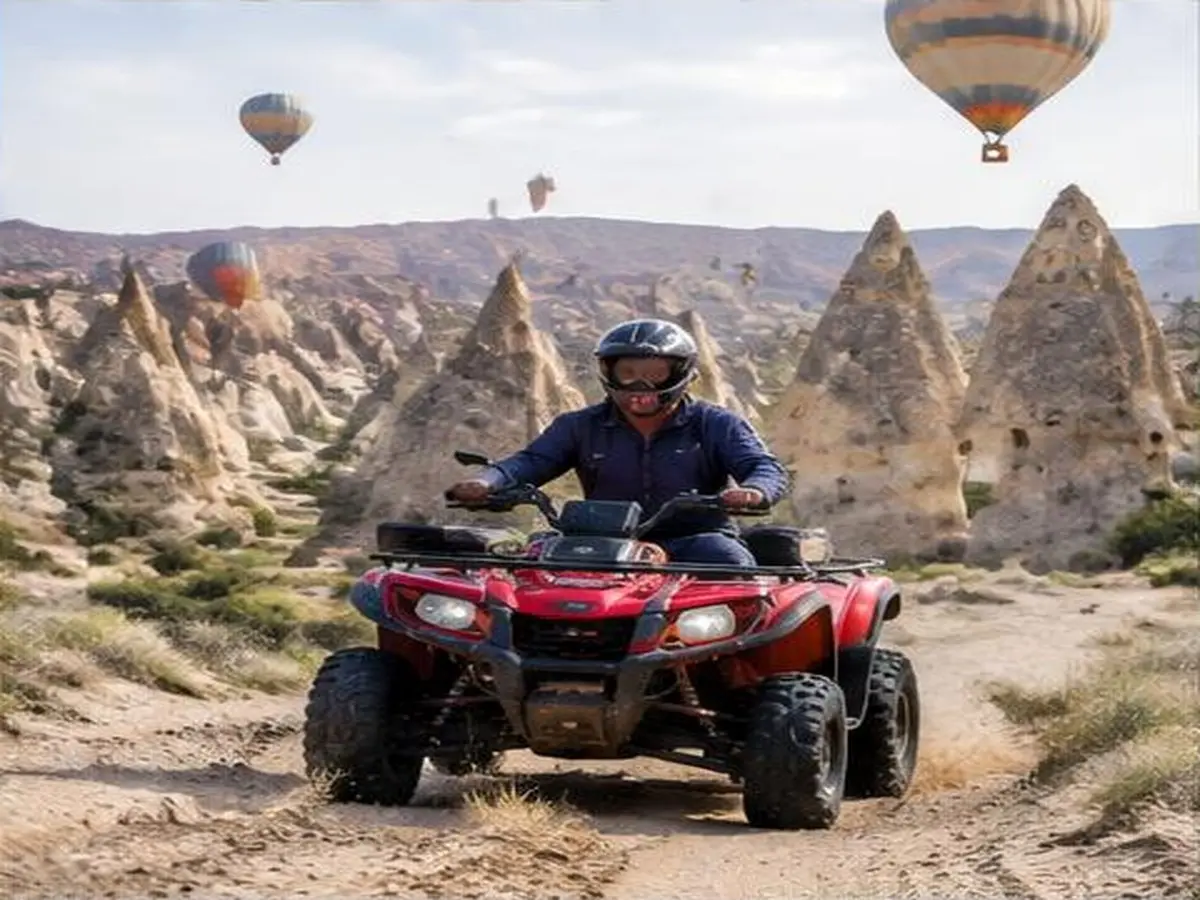 Quad and ATV travel in Santorini, Greece