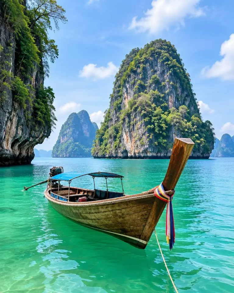 Boat and sailing travel in Phuket, Thailand