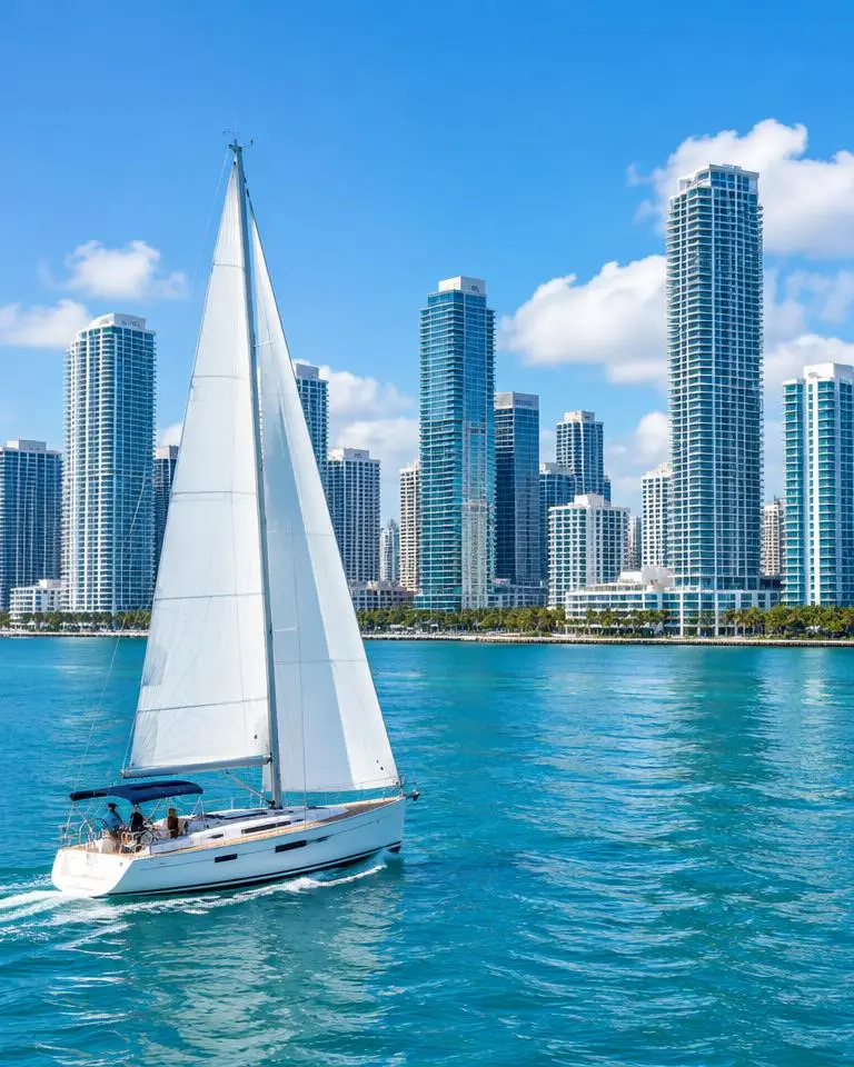 Boat and sailing travel in Miami & Florida, USA