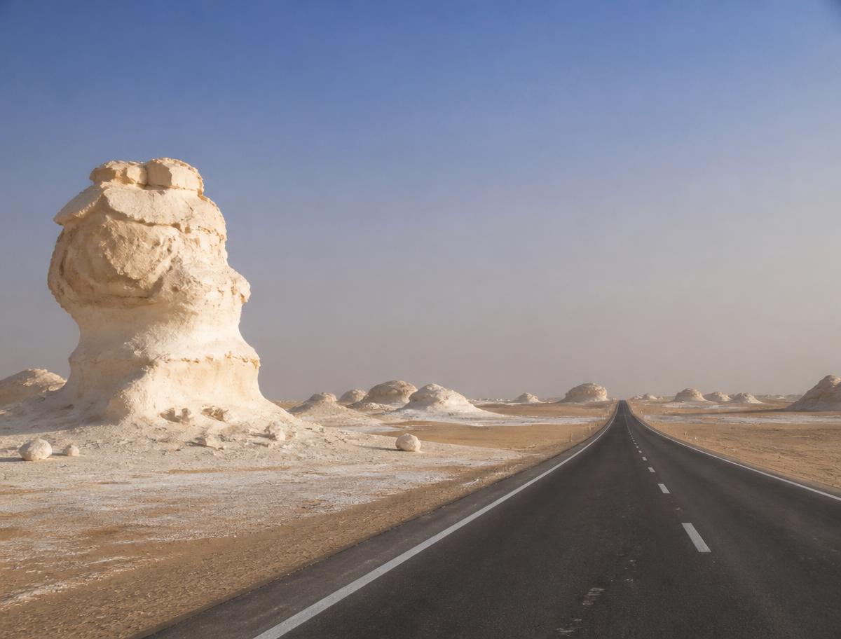 Camel ride destination near Sharm el-Sheikh, Egypt