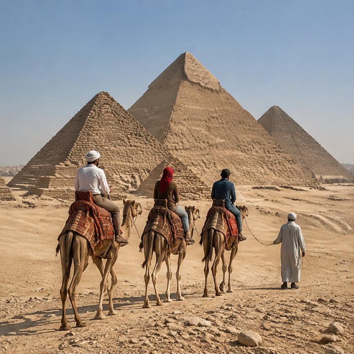 Pyramids camel rides