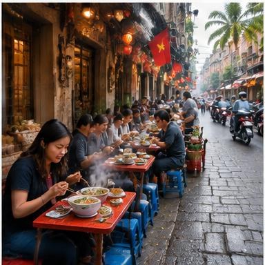 Culinary travel in Hanoi, Vietnam