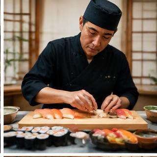Sushi making