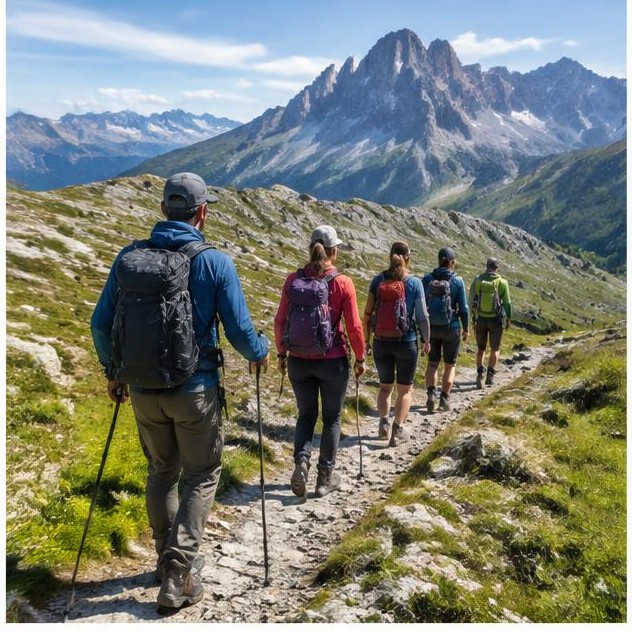 Guided mountain hikes