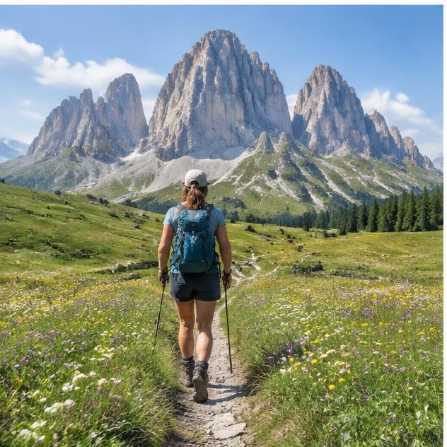 Alpine hiking