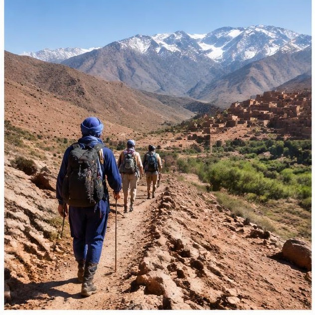 Desert trekking