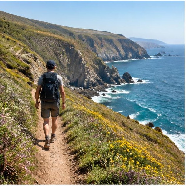 Coastal hiking