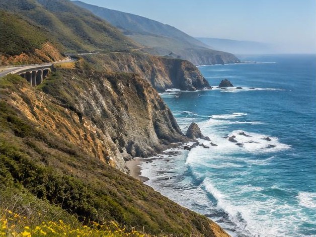 Surf travel in California, USA