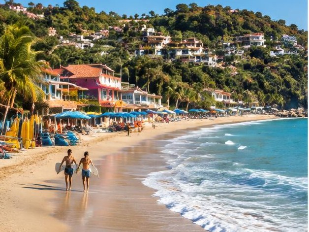 Surf travel in Sayulita, Mexico